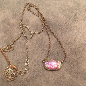 kendra scott elisa necklace - pink